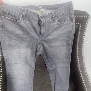 The loft gray jeans
